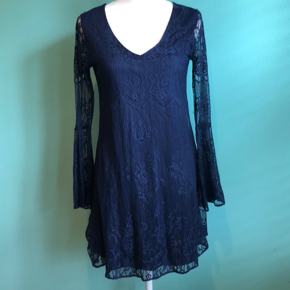 Blue Lace Dress